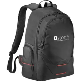 Elleven Motion Laptop Backpack Black Angle Branded